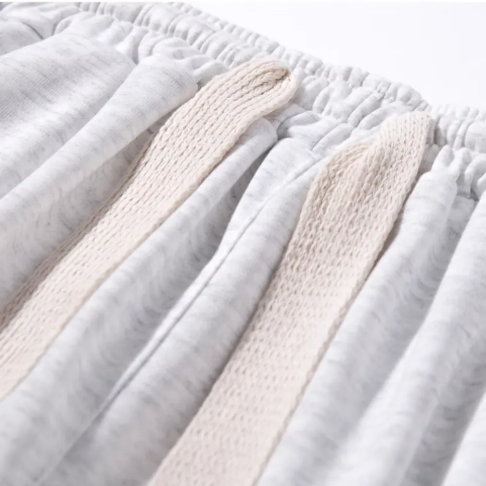 Classic Solid Drawstring Cotton Shorts