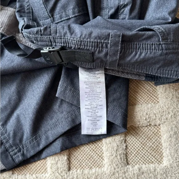 Club Ride Shorts US Size XL Gray Eden Cycling Adjustable Waist Breathable