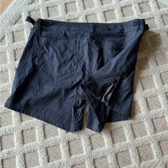 Club Ride Shorts US Size XL Gray Eden Cycling Adjustable Waist Breathable