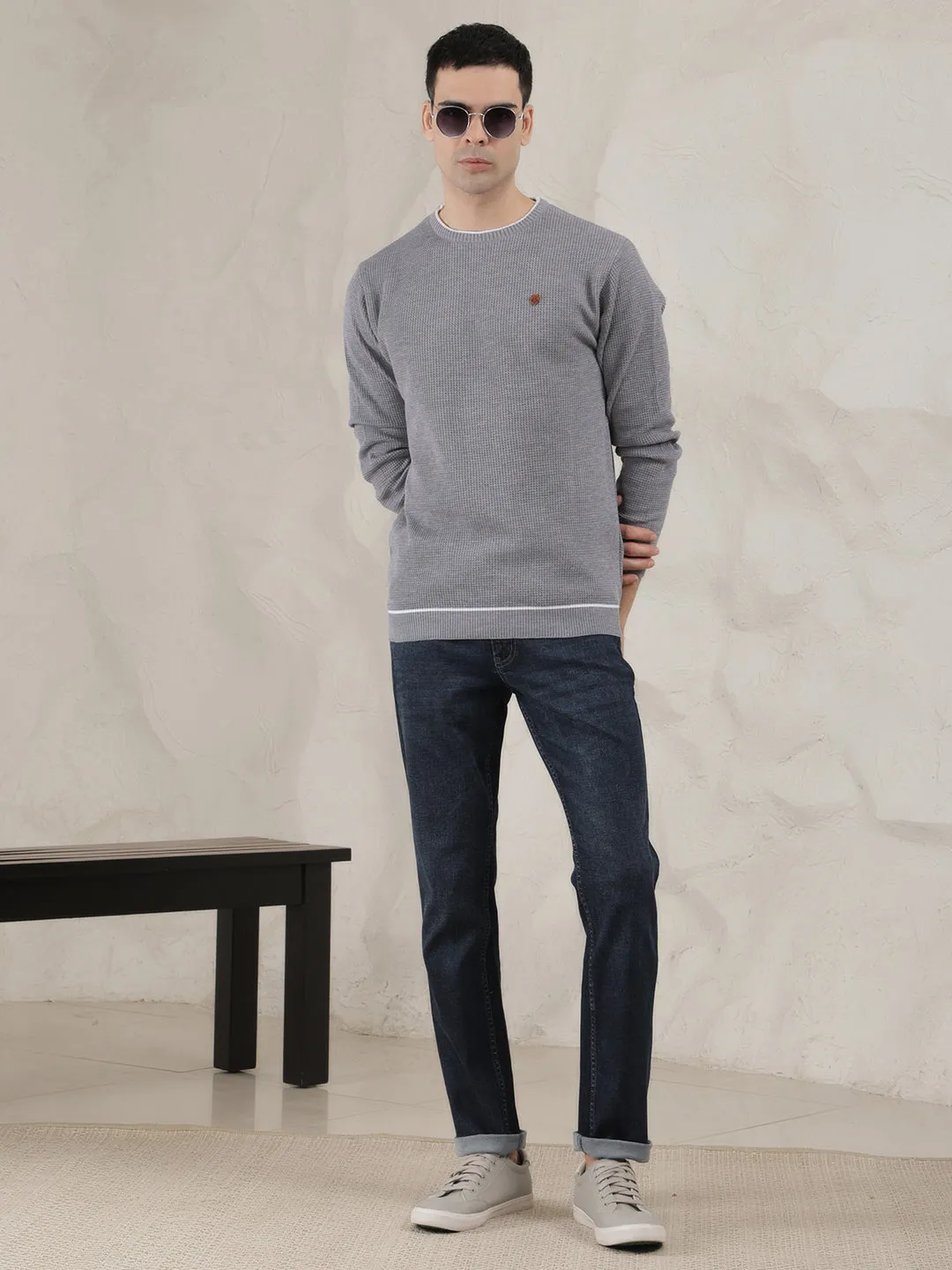 COBB DARK BLUE NARROW-FIT PREMIUM JEANS