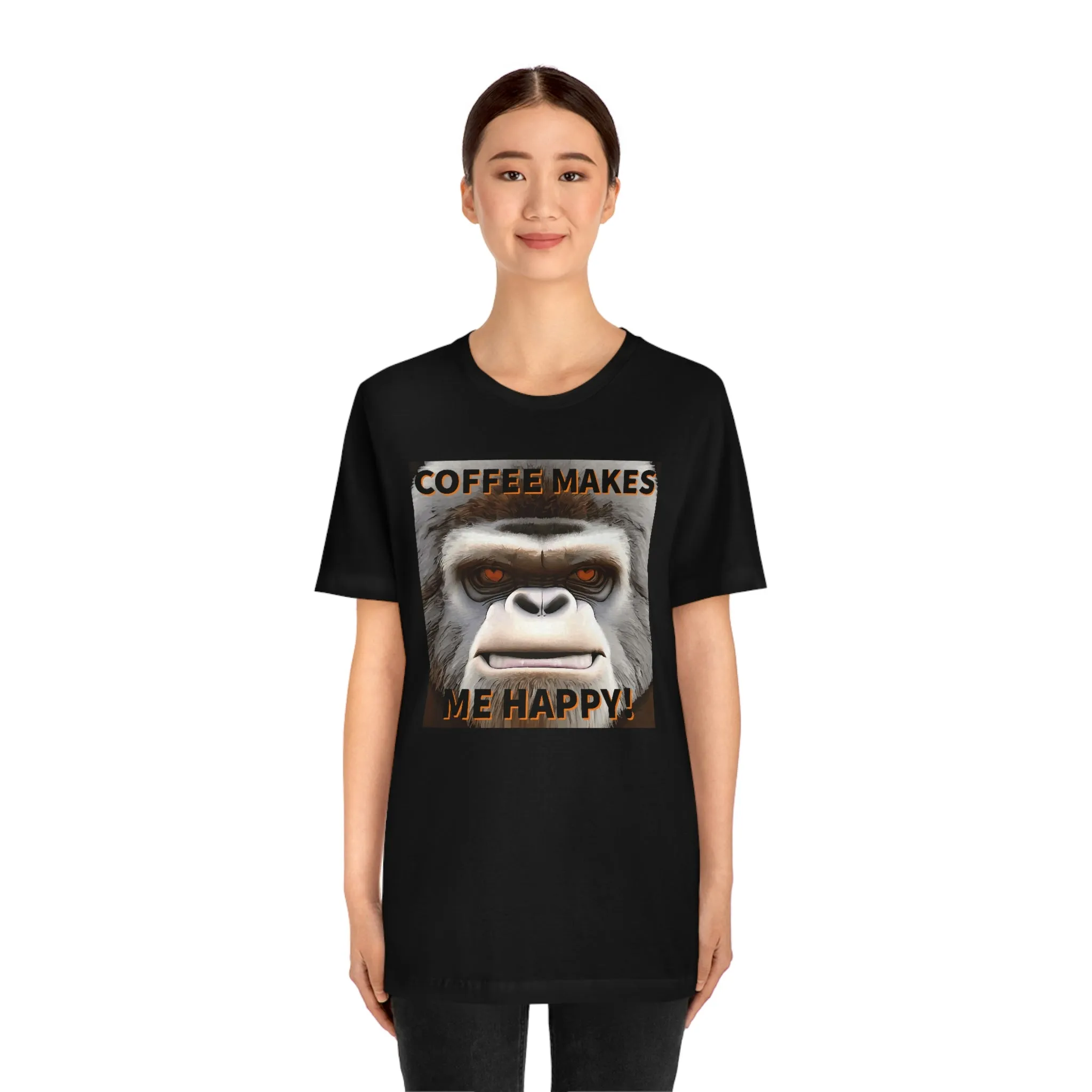 Coffee Makes Me Happy! Short Sleeve Tee