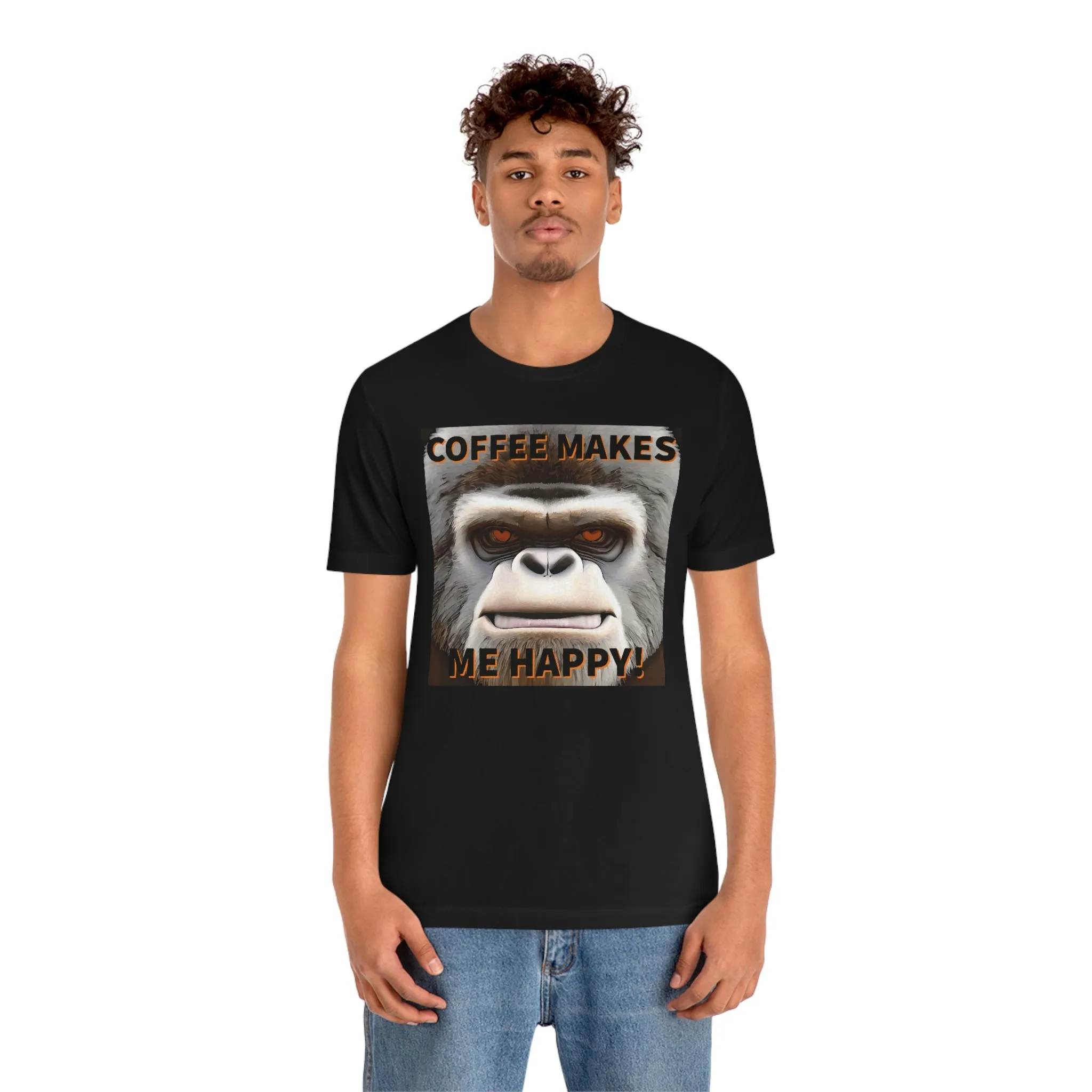 Coffee Makes Me Happy! Short Sleeve Tee
