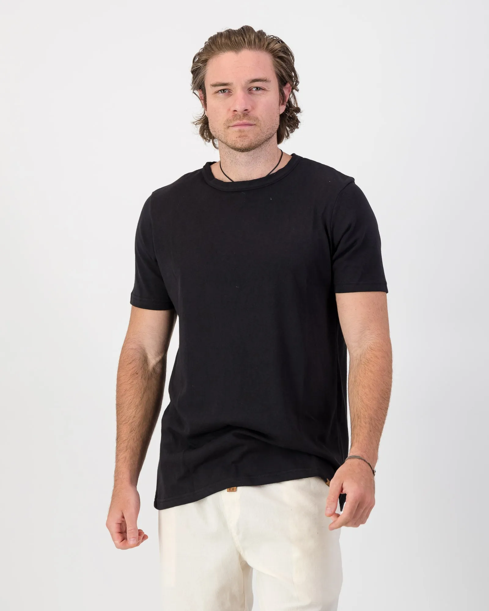 Cool Touch Cotton T-Shirt - Black