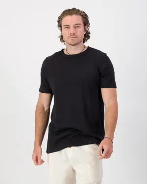 Cool Touch Cotton T-Shirt - Black