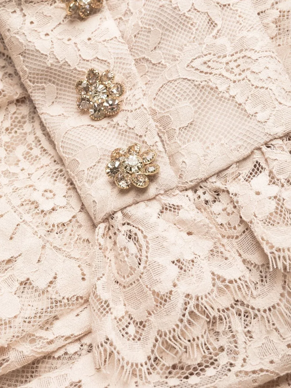 Cotton lace midi dress