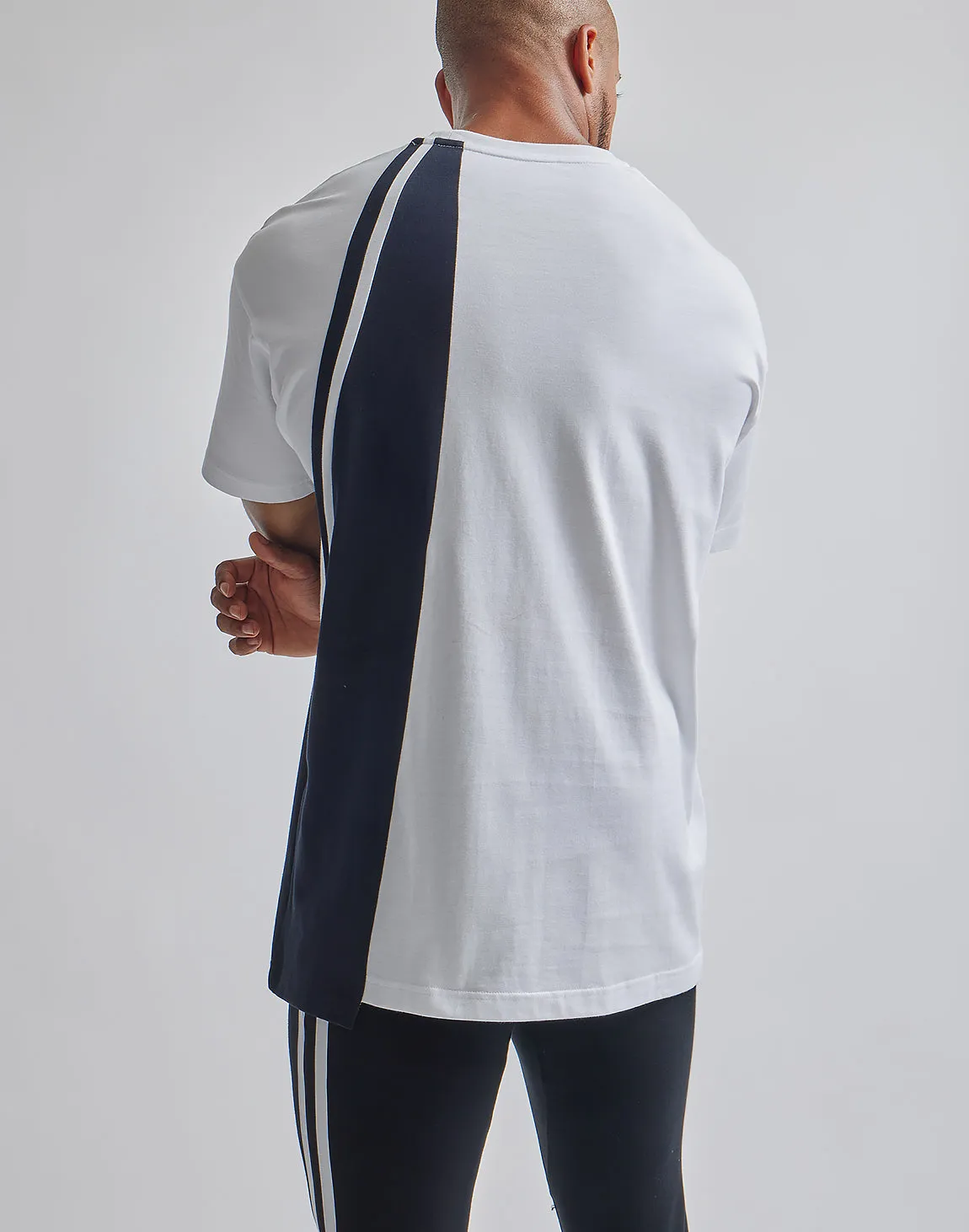CRONOS ASYMMETRY OVERSIZE T-SHIRTS【BLACK】