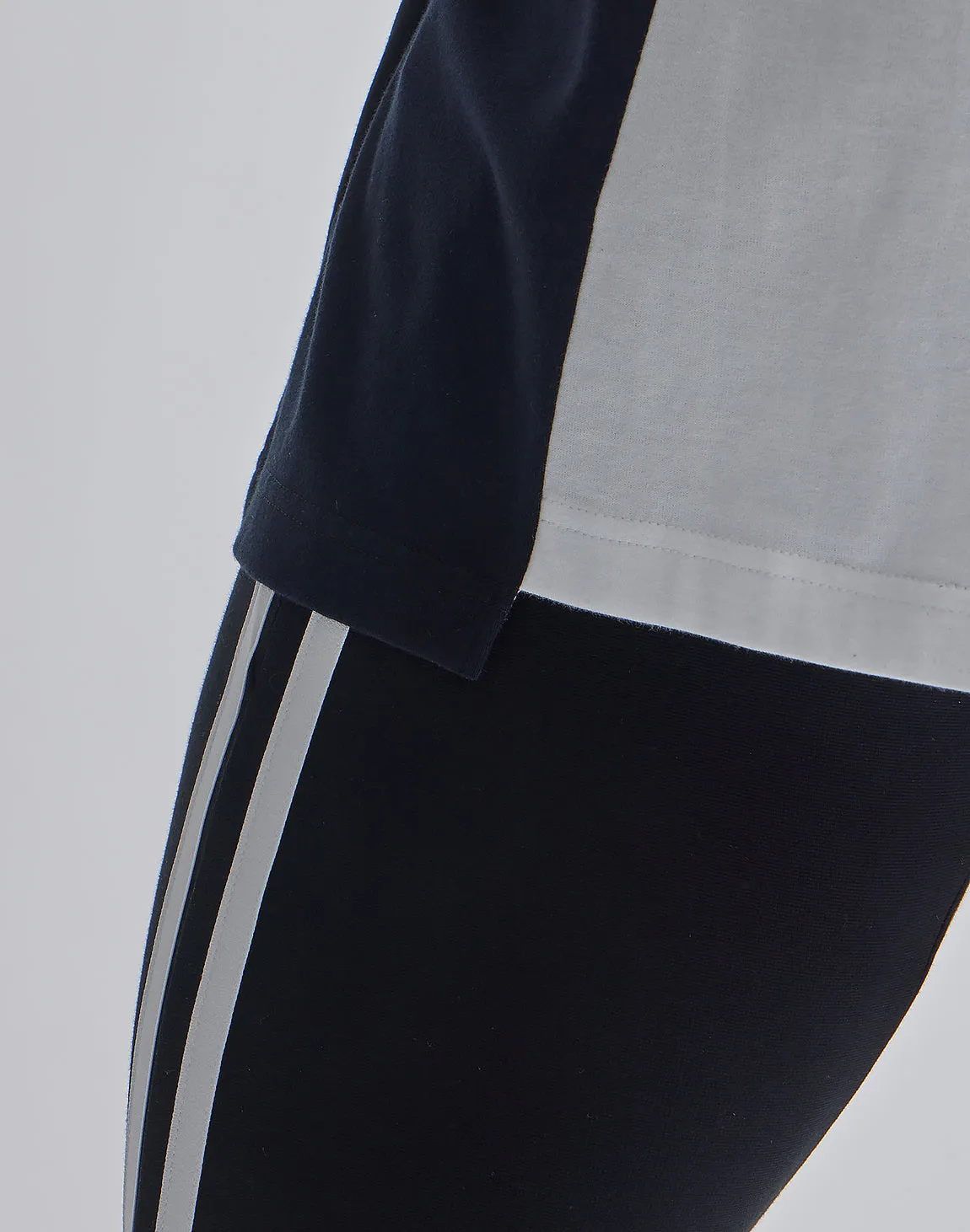 CRONOS ASYMMETRY OVERSIZE T-SHIRTS【BLACK】