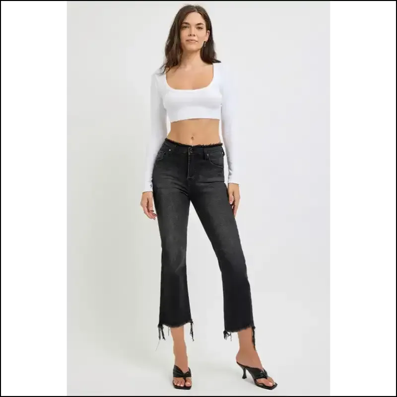 Cropped Flare Jeans that Make your Inner Fashionista Scream Yas Queen! 👑✨