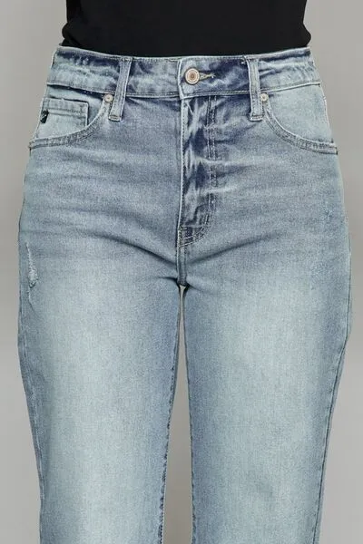 CROPPED WIDE LEG JEANS