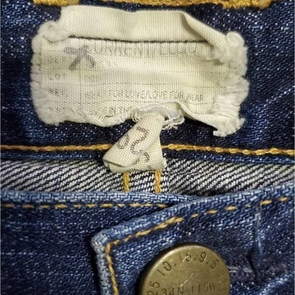 Current/Elliott distressed cropped jeans