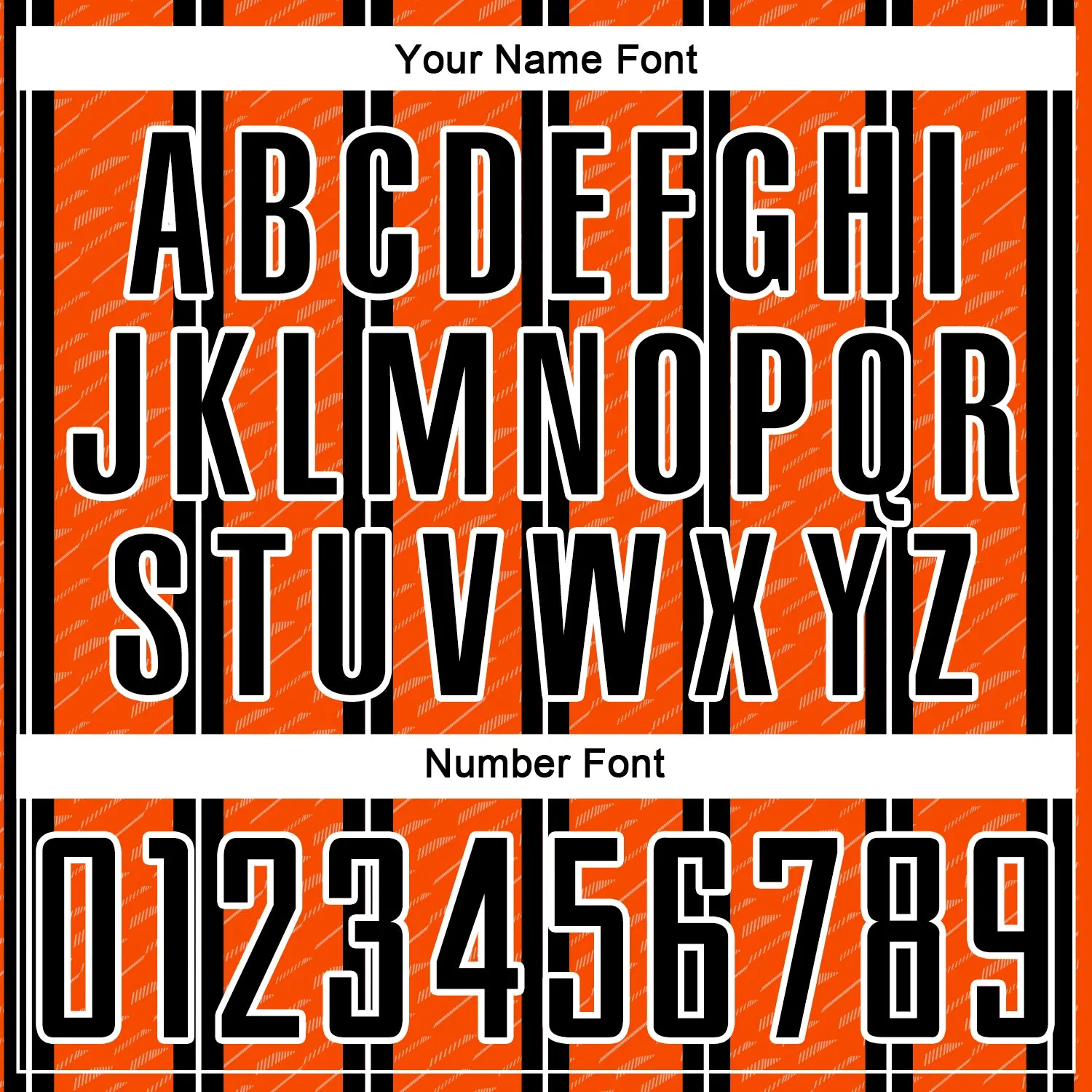 Custom Black Orange-White Line Sublimation Soccer Uniform Jersey