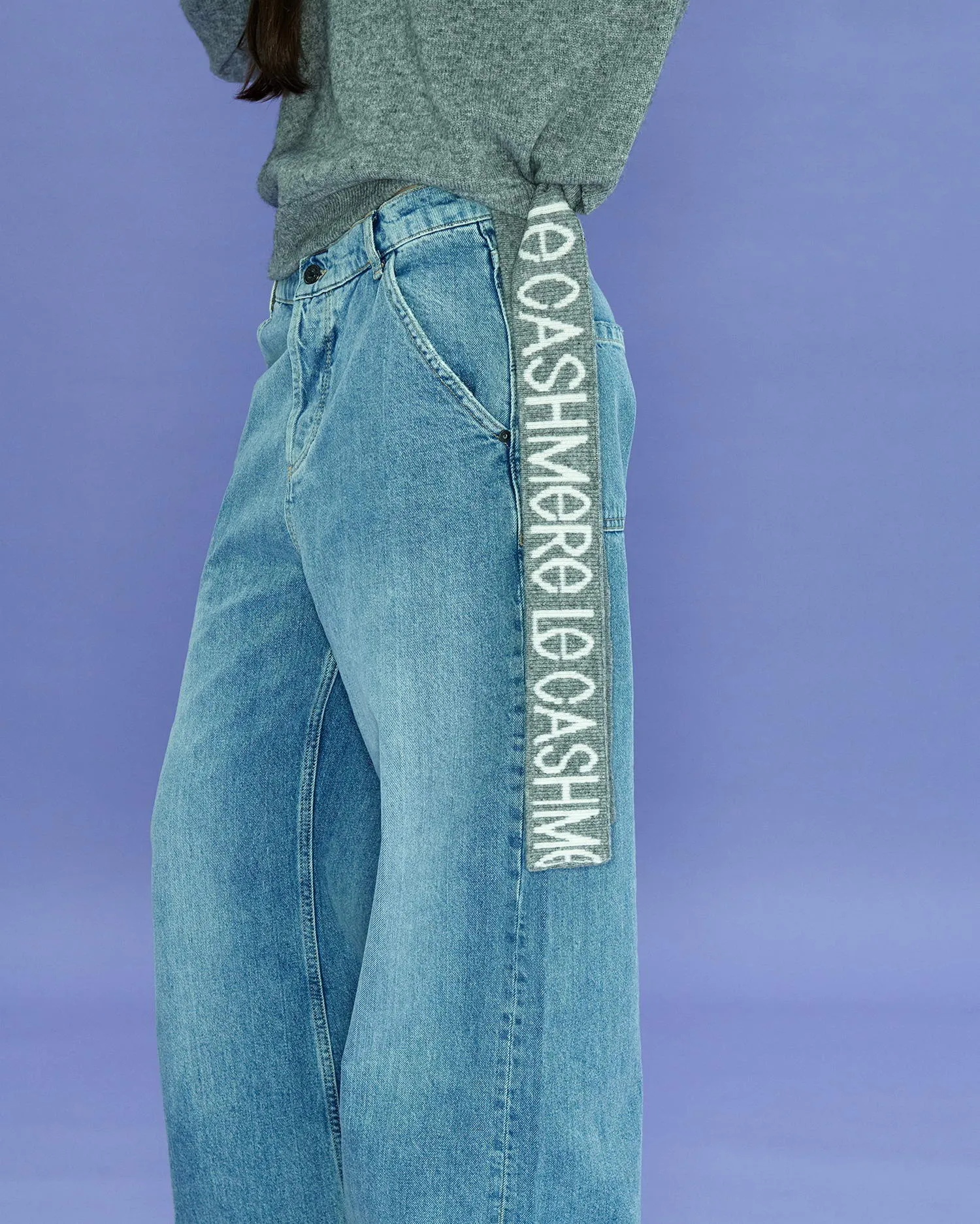 Cut-out Knotted Sweater