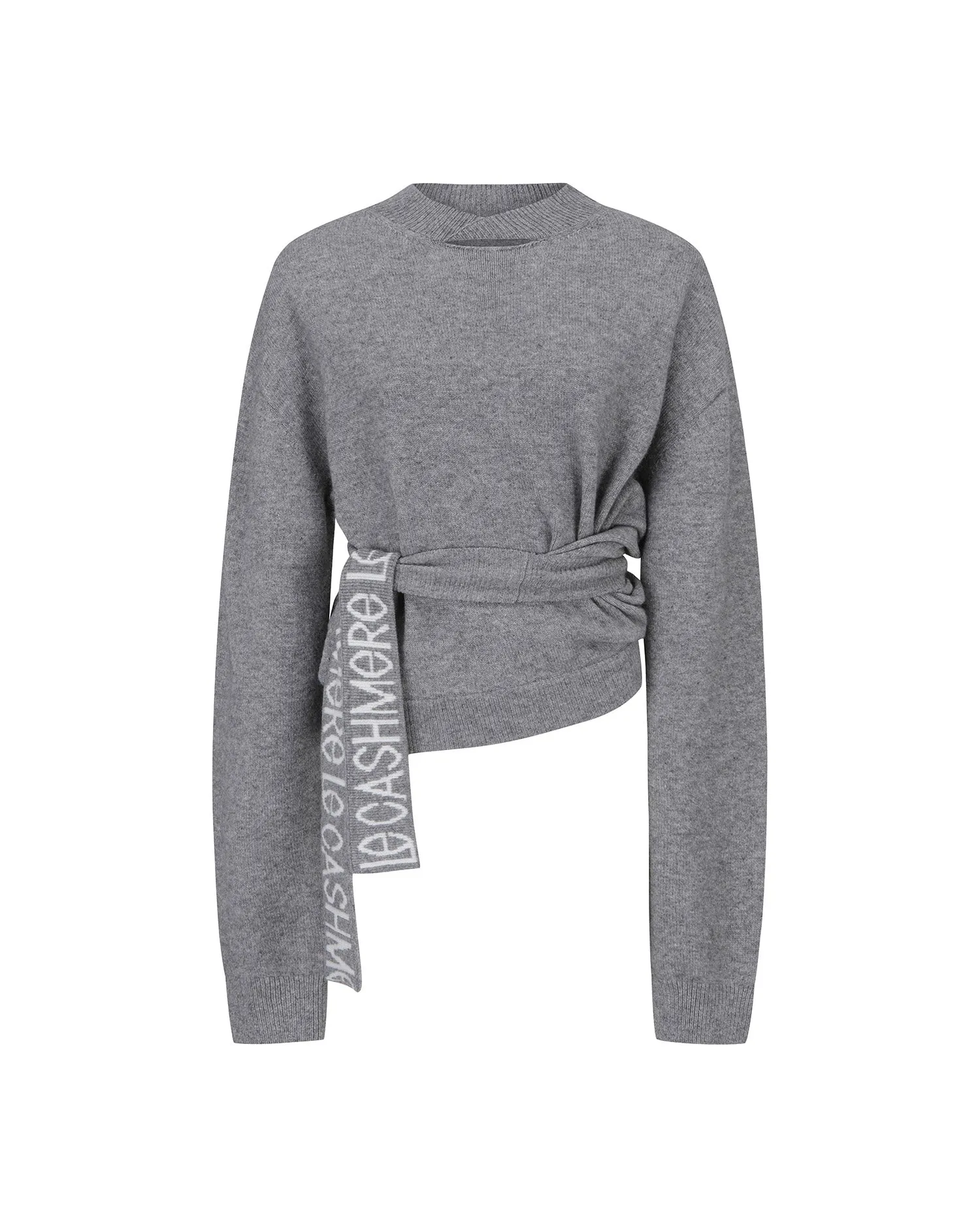 Cut-out Knotted Sweater
