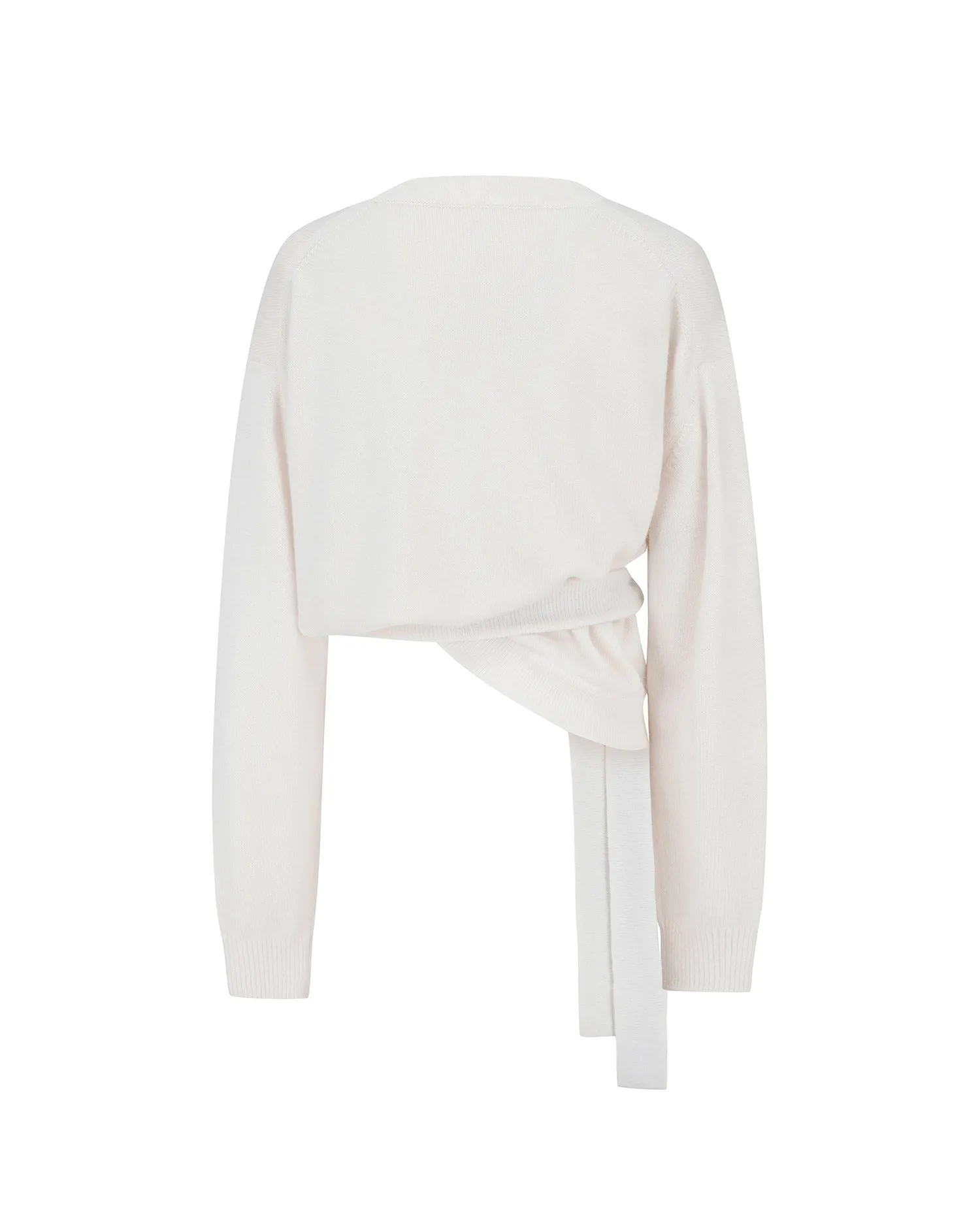 Cut-out Knotted Sweater