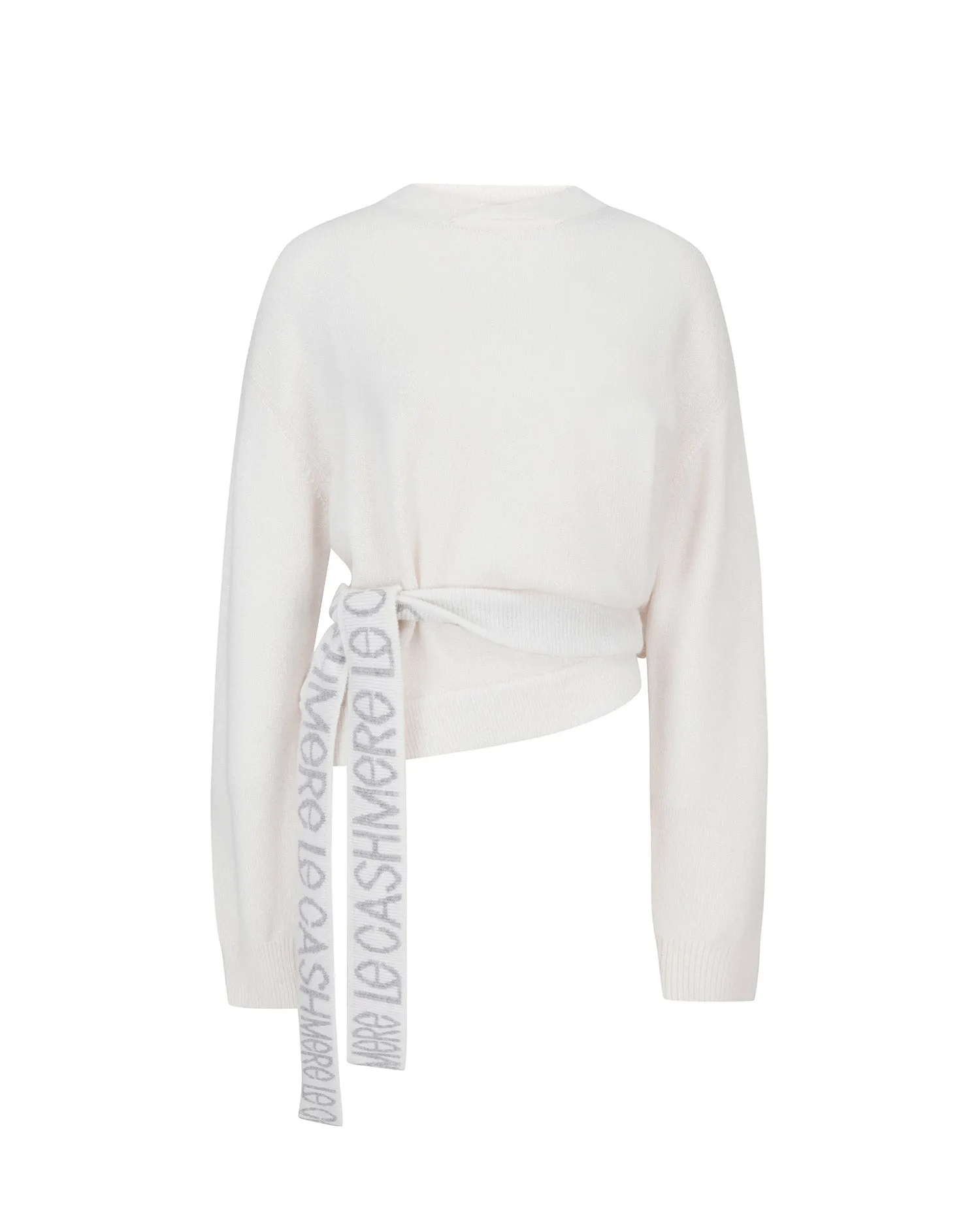 Cut-out Knotted Sweater