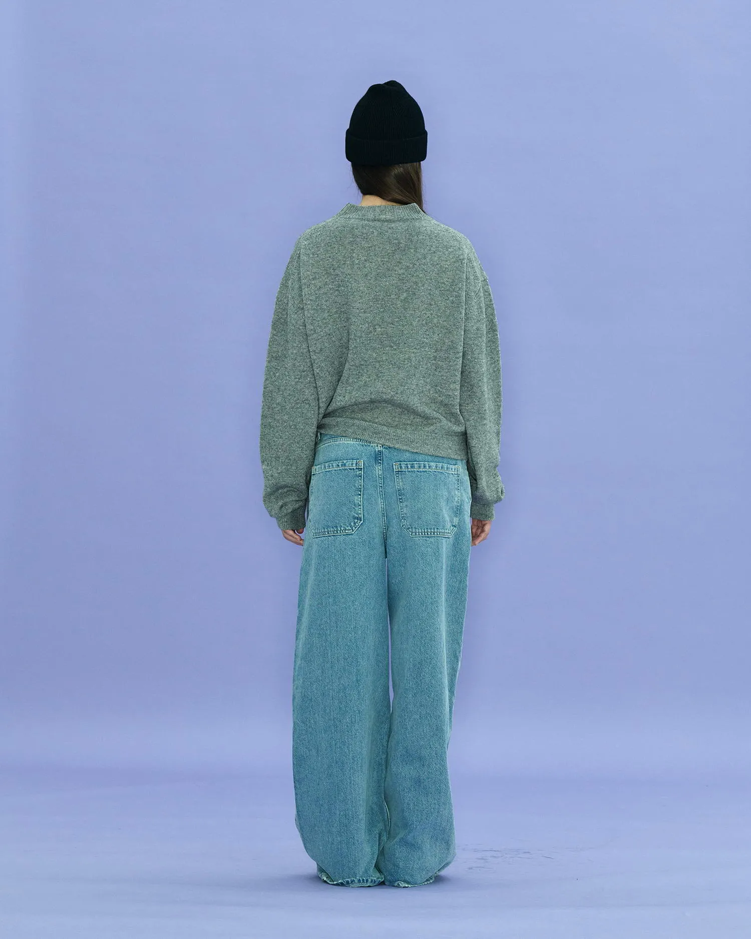 Cut-out Knotted Sweater