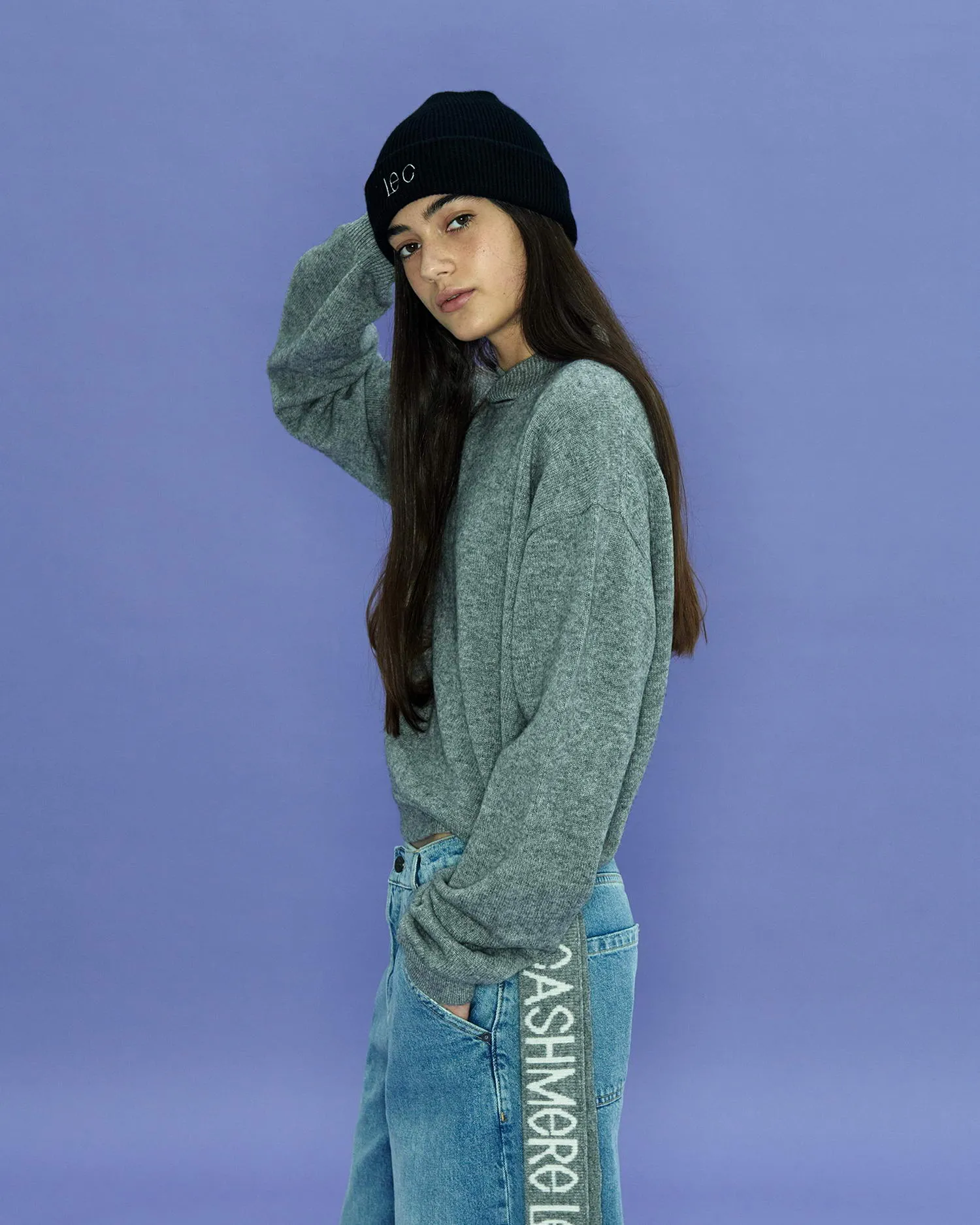 Cut-out Knotted Sweater