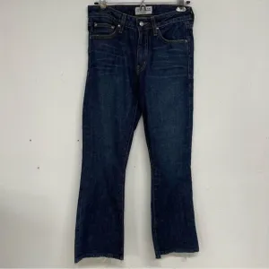 Derek Lam 10 Crosby Dark Wash Gia Mid Rise Cropped Flare Jeans Womens 26 Blue