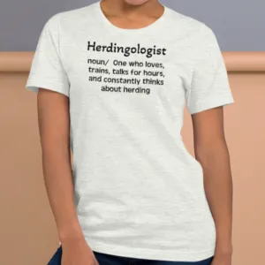 Dog Herding "Herdingologist" T-Shirt - Light
