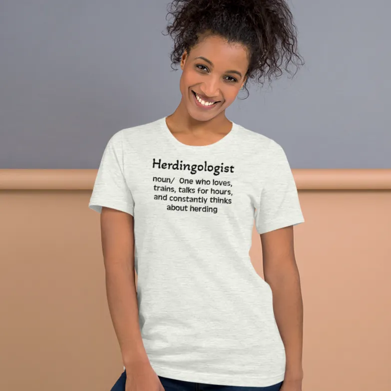 Dog Herding "Herdingologist" T-Shirt - Light