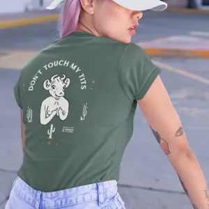 Don't Touch My Tits Retro Heavy Cotton Tee