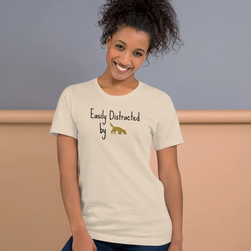 Easily Distracted by Nose/ Scent Work T-Shirts - Light