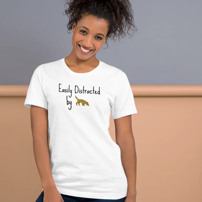 Easily Distracted by Nose/ Scent Work T-Shirts - Light