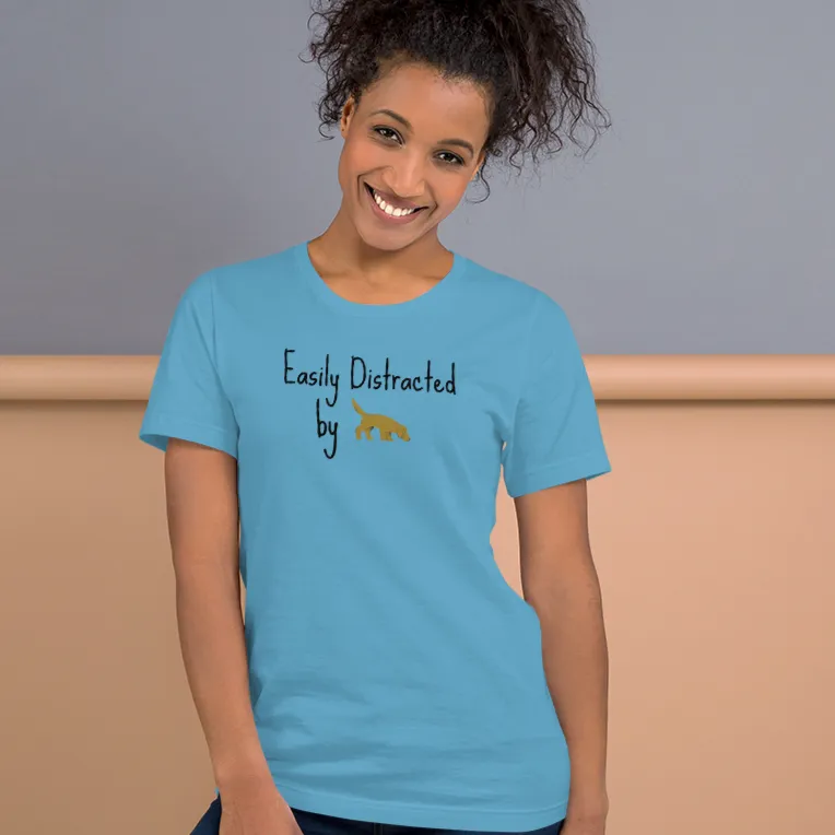 Easily Distracted by Nose/ Scent Work T-Shirts - Light