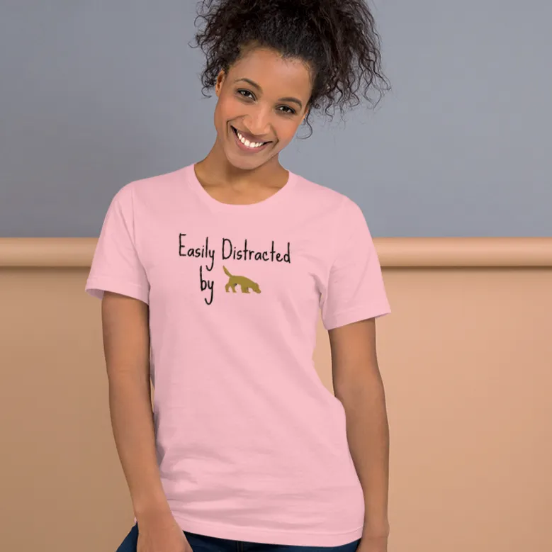 Easily Distracted by Nose/ Scent Work T-Shirts - Light