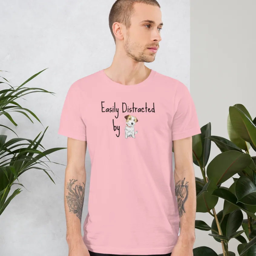 Easily Distracted by Russell Terriers T-Shirts - Light