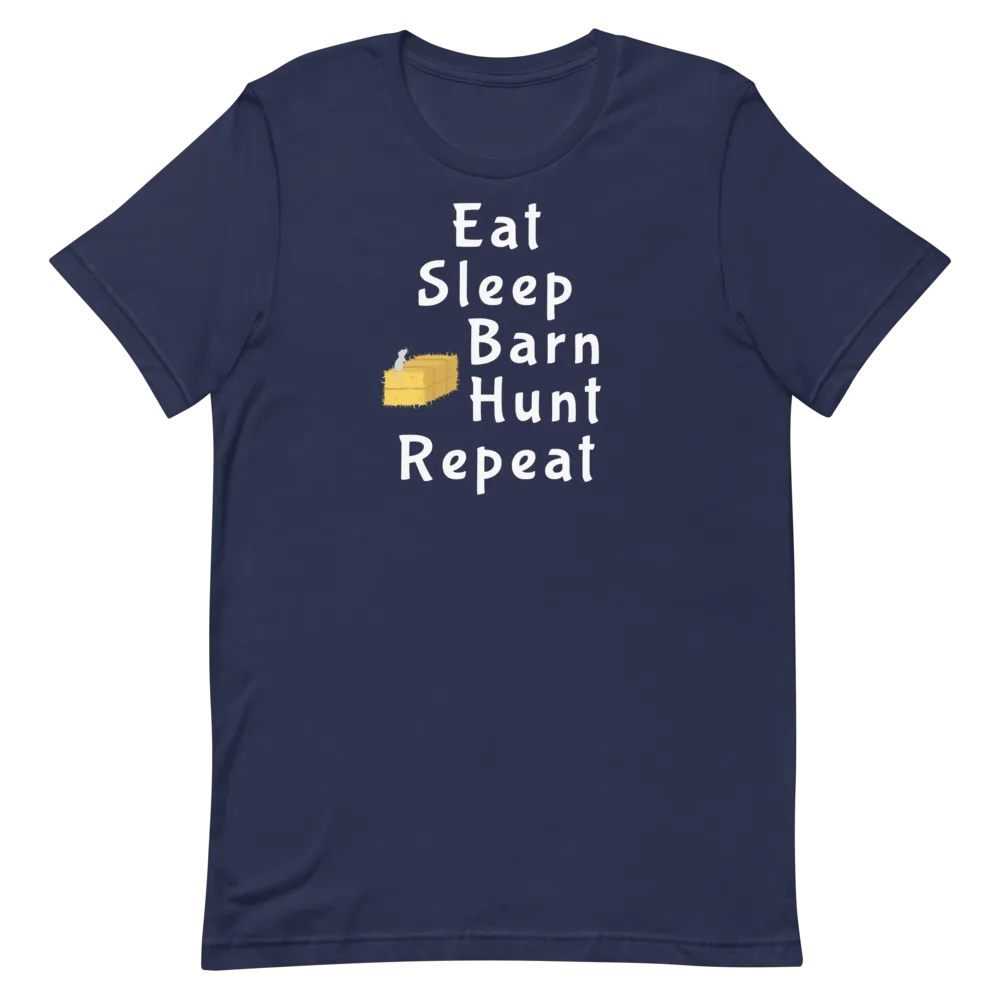 Eat Sleep Barn Hunt Repeat T-Shirts - Dark