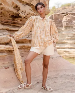 Ekiya Short in Natural Honeycomb