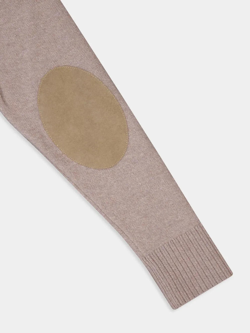 Elbow Pads Wool Cashmere Dress