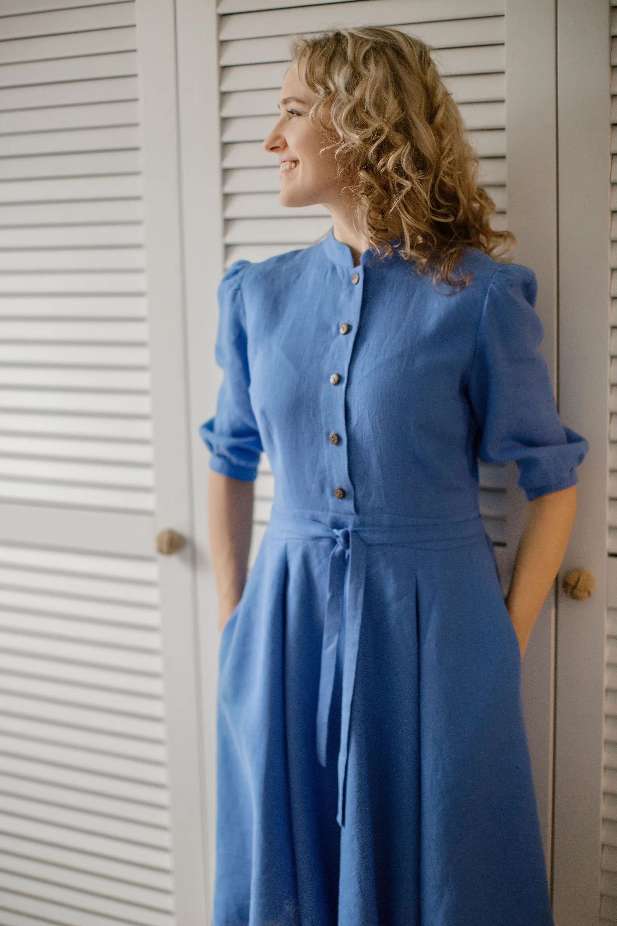 Elegant Linen Dress
