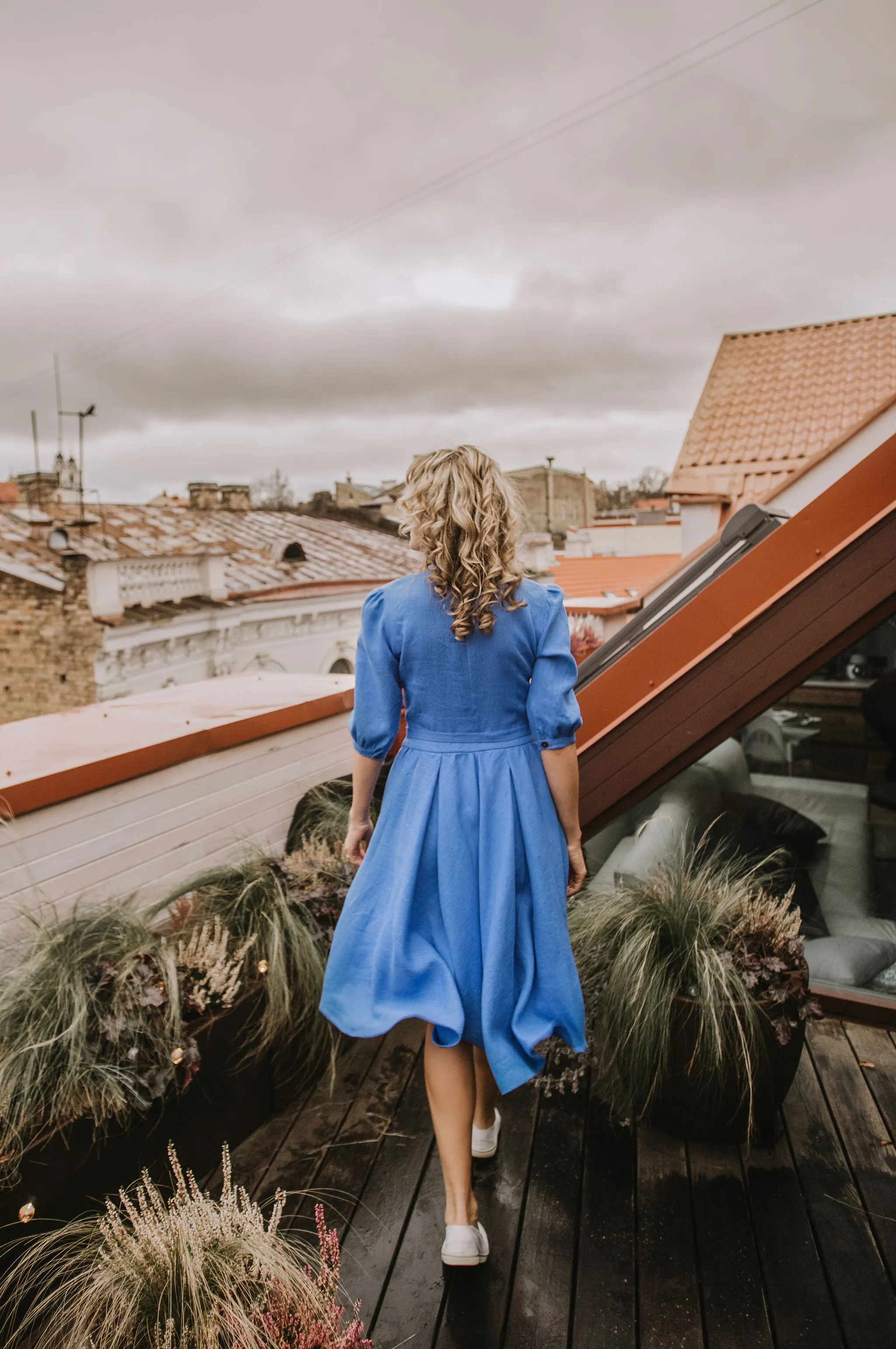 Elegant Linen Dress