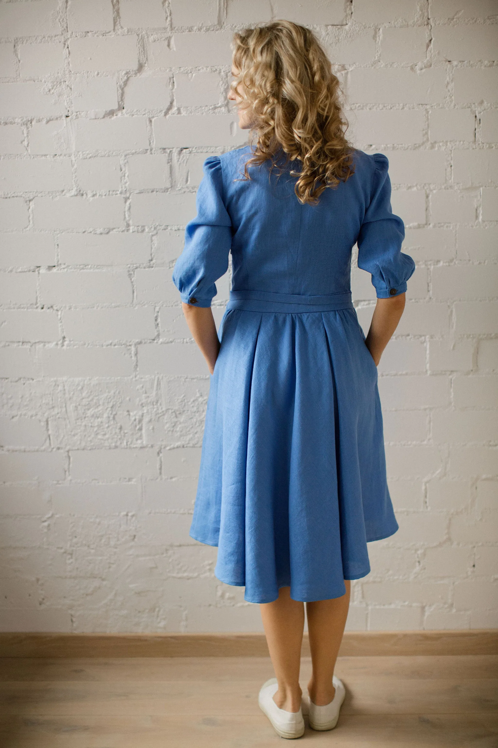 Elegant Linen Dress