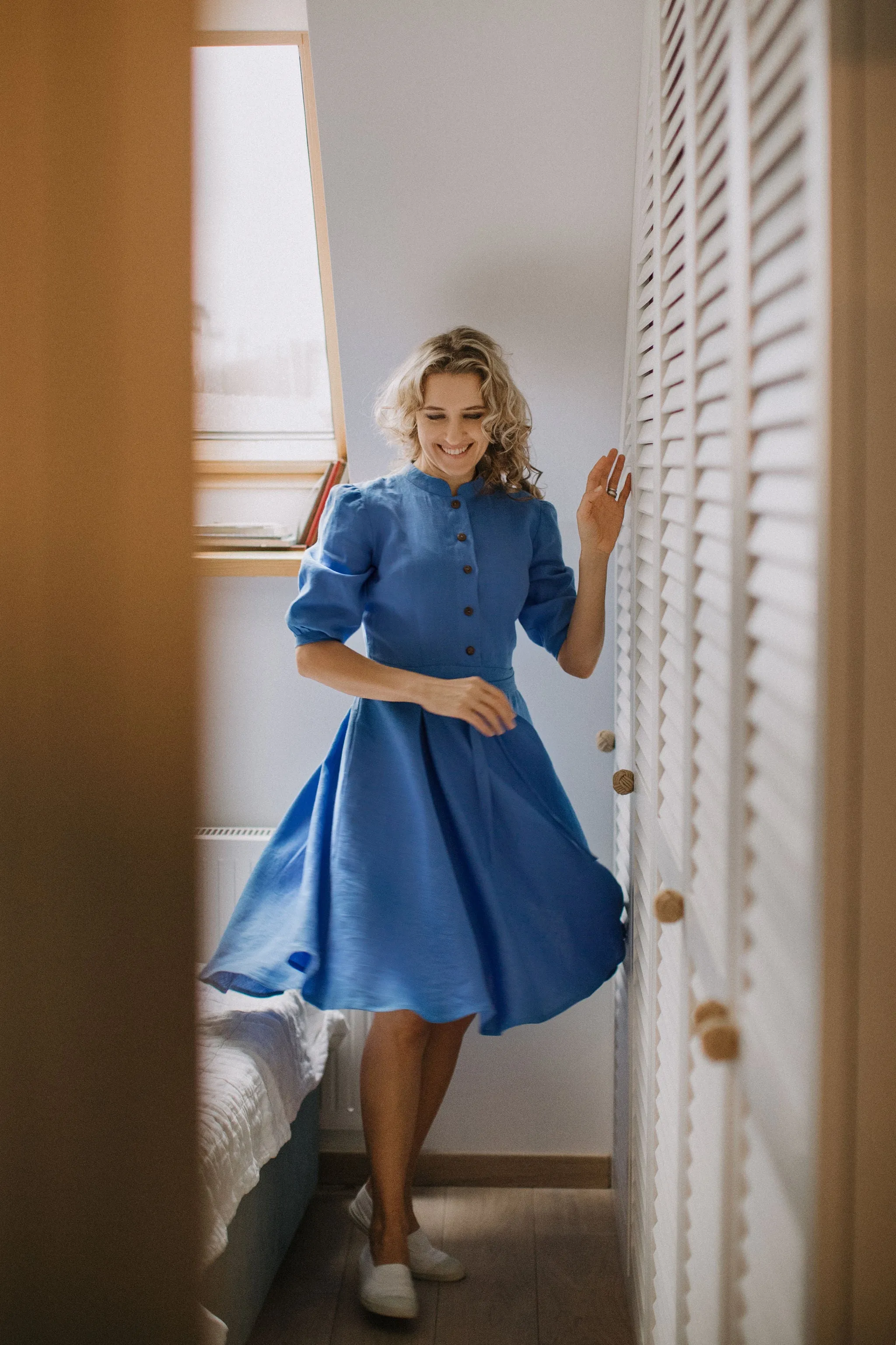 Elegant Linen Dress