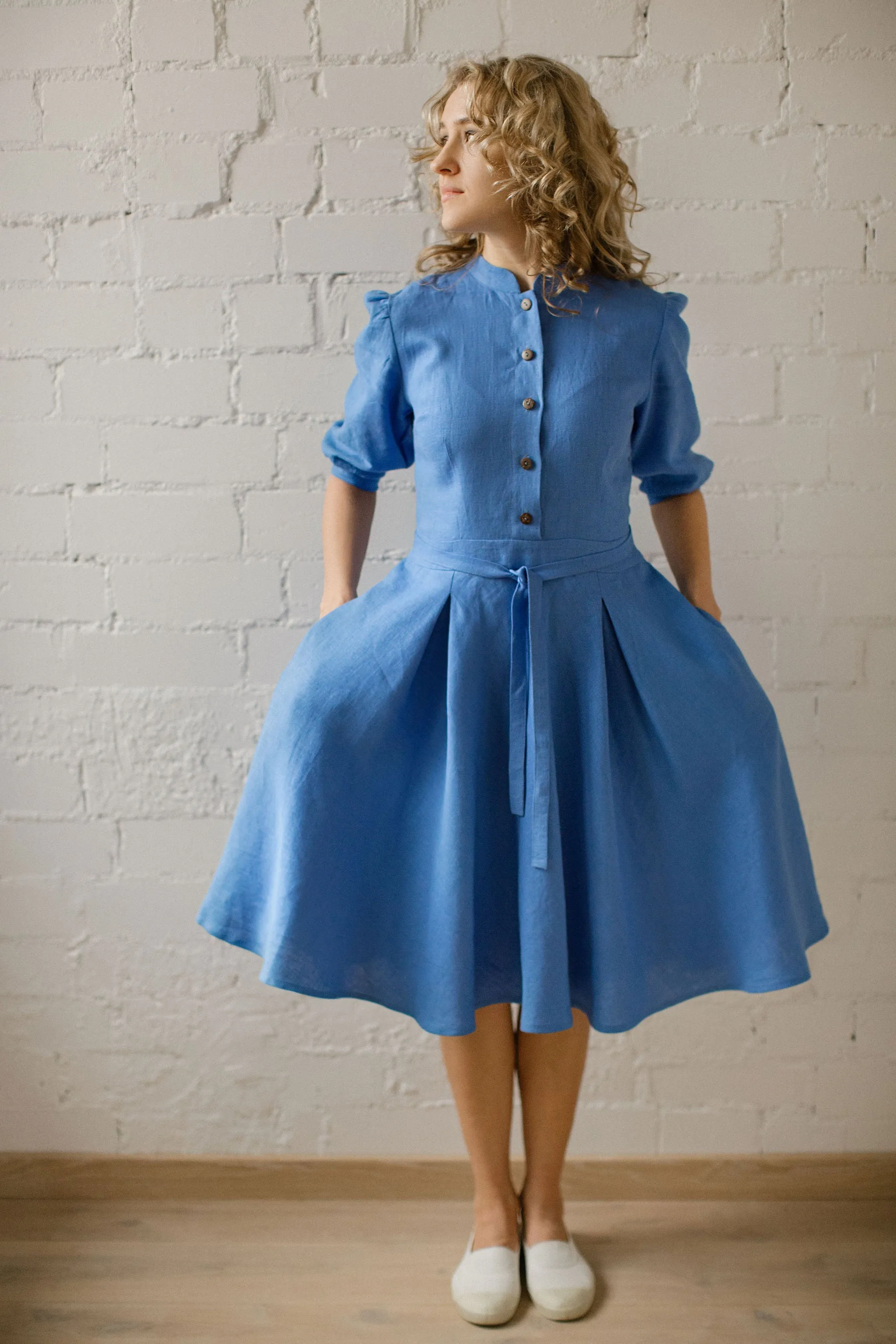 Elegant Linen Dress
