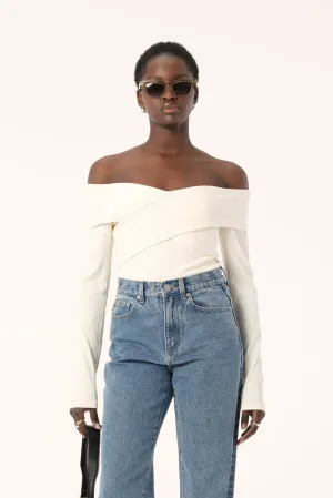 Elka Collective - Iman Bodysuit in Ecru