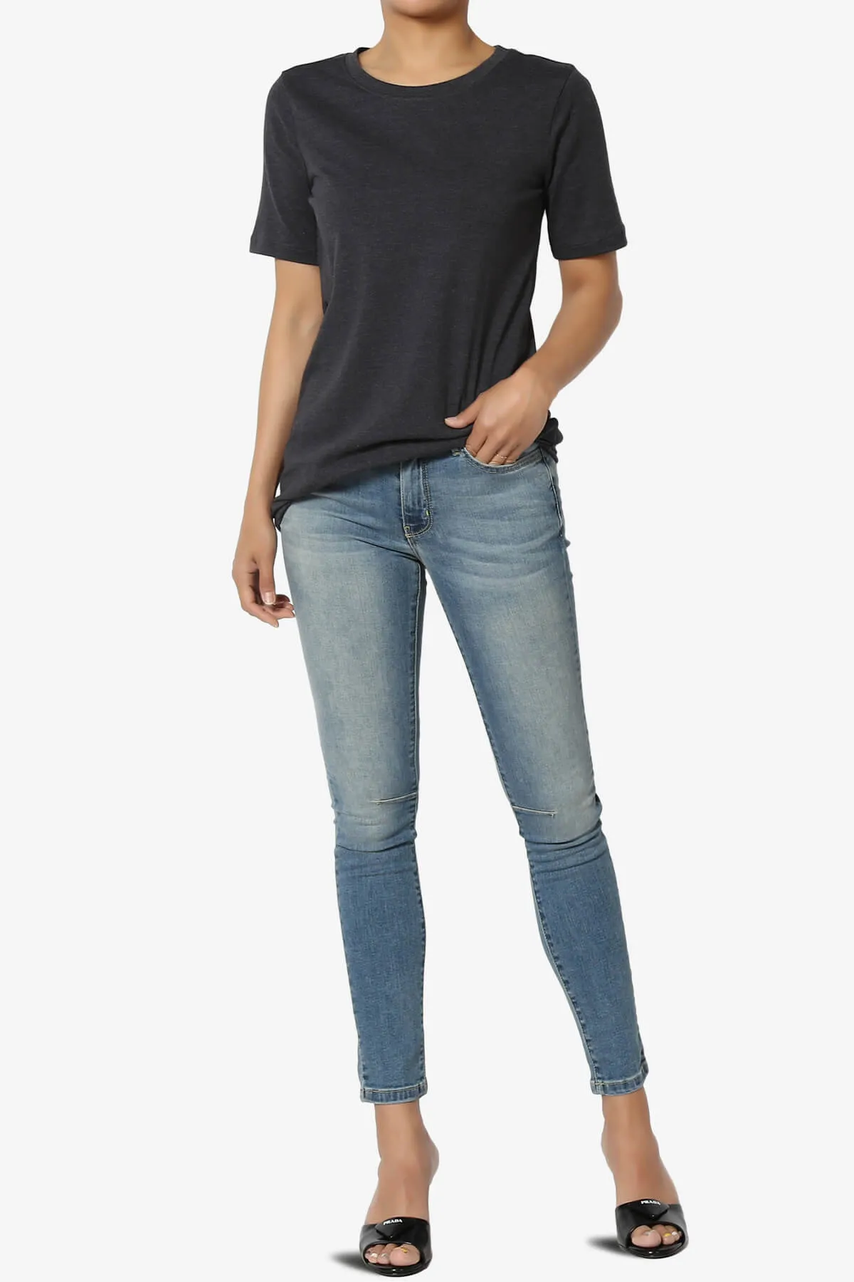 Elora Crew Neck Short Sleeve T-Shirt