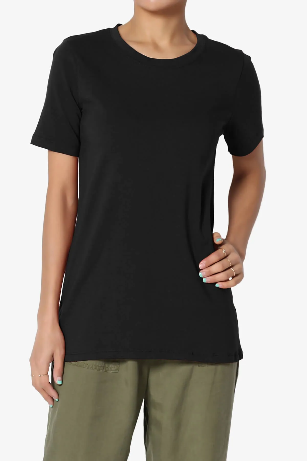 Elora Crew Neck Short Sleeve T-Shirt