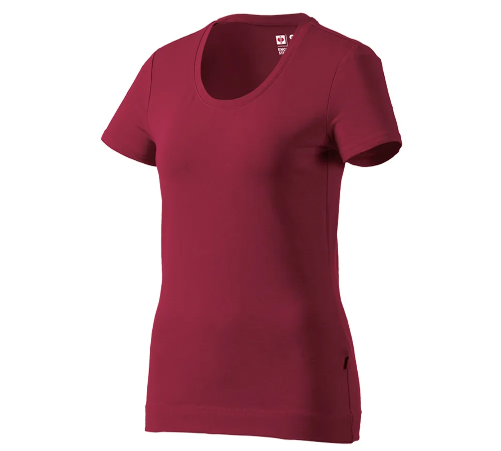 e.s. ženska kratka majica cotton stretch