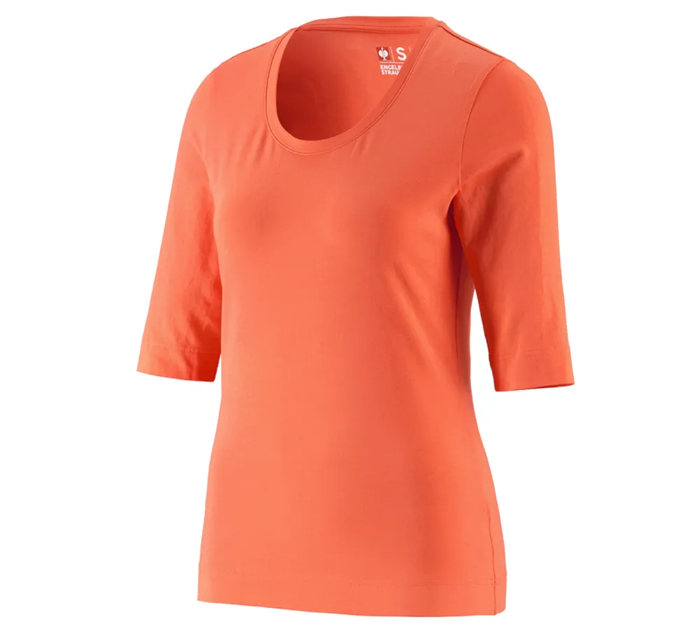 e.s. majica 3/4-rokav cotton stretch, ženska