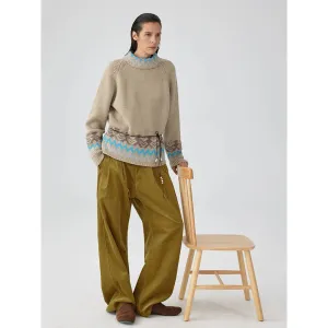 Ethnic Fair Isle Sweater