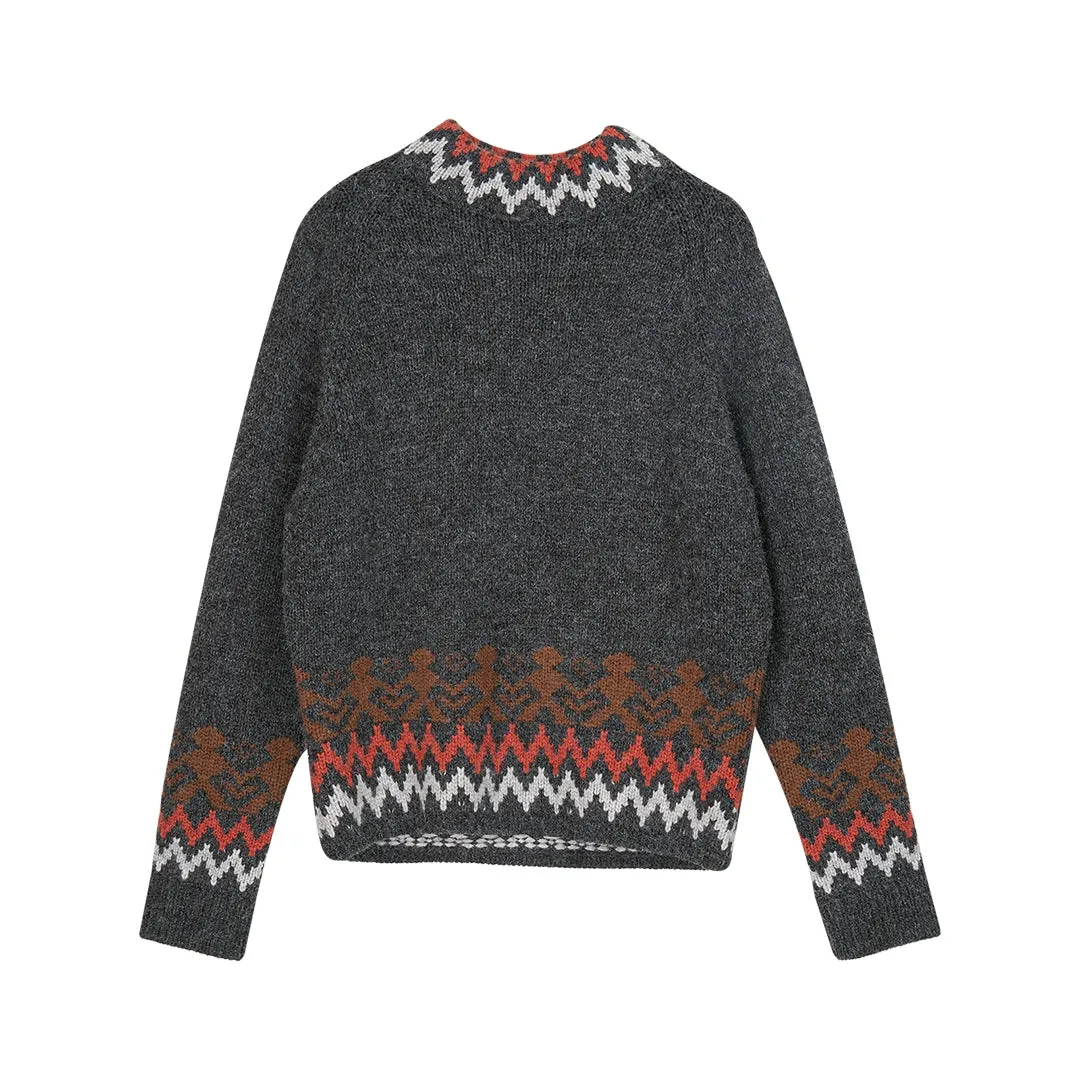 Ethnic Fair Isle Sweater