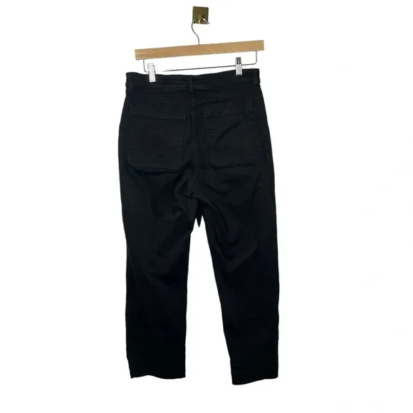 Everlane Women’s The Straight-Leg Crop Jeans in Black Size 8