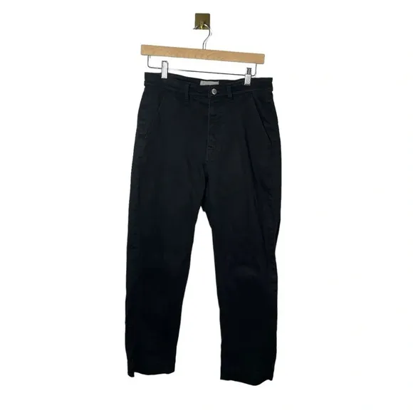Everlane Women’s The Straight-Leg Crop Jeans in Black Size 8
