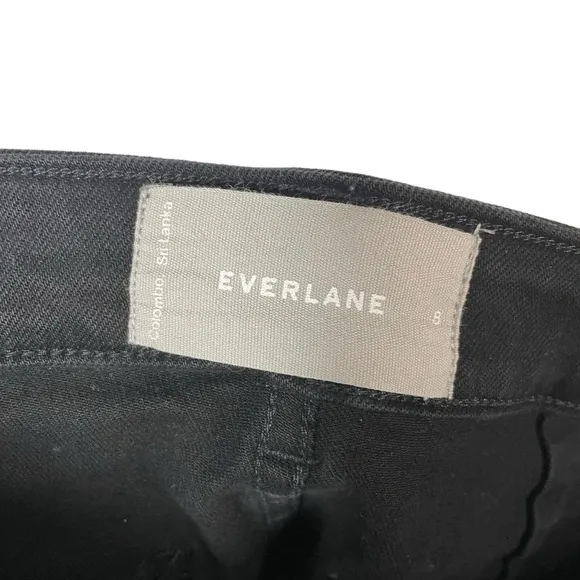 Everlane Women’s The Straight-Leg Crop Jeans in Black Size 8
