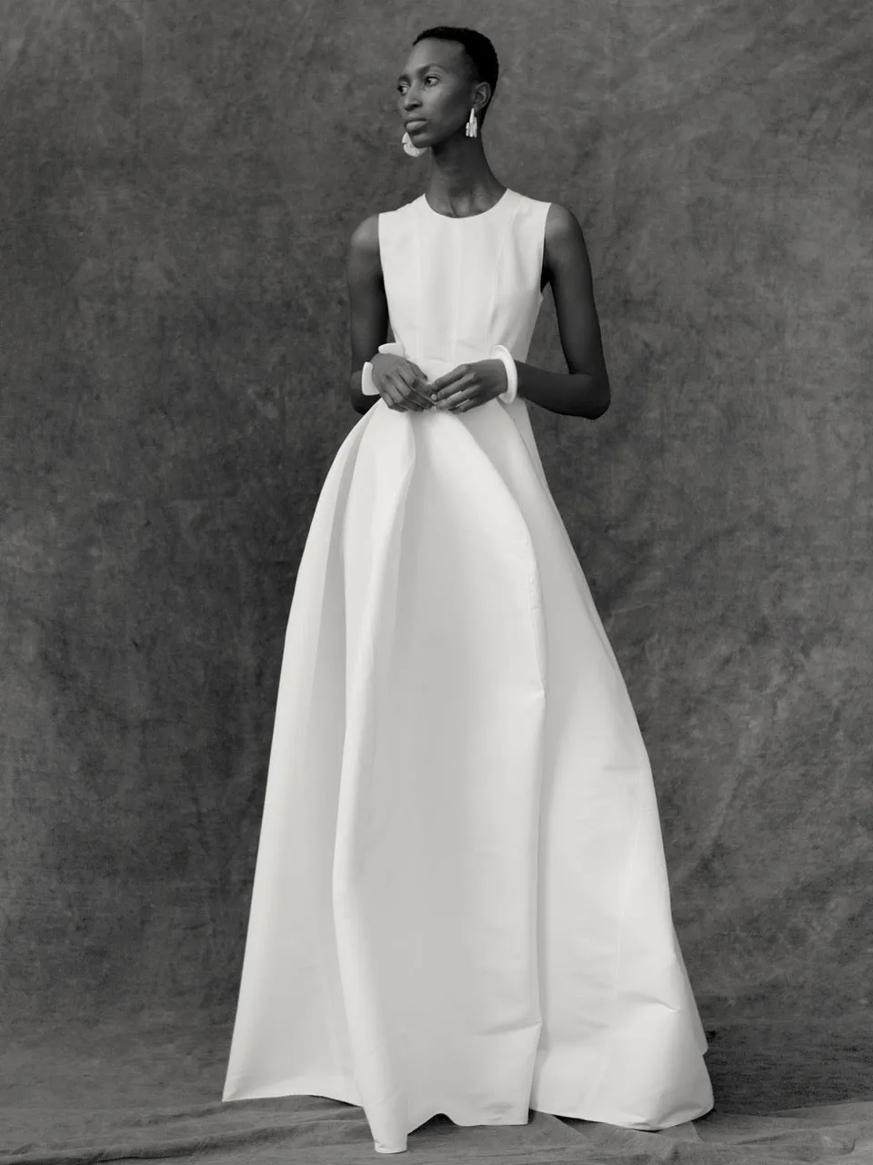 Faille Bridal Dress