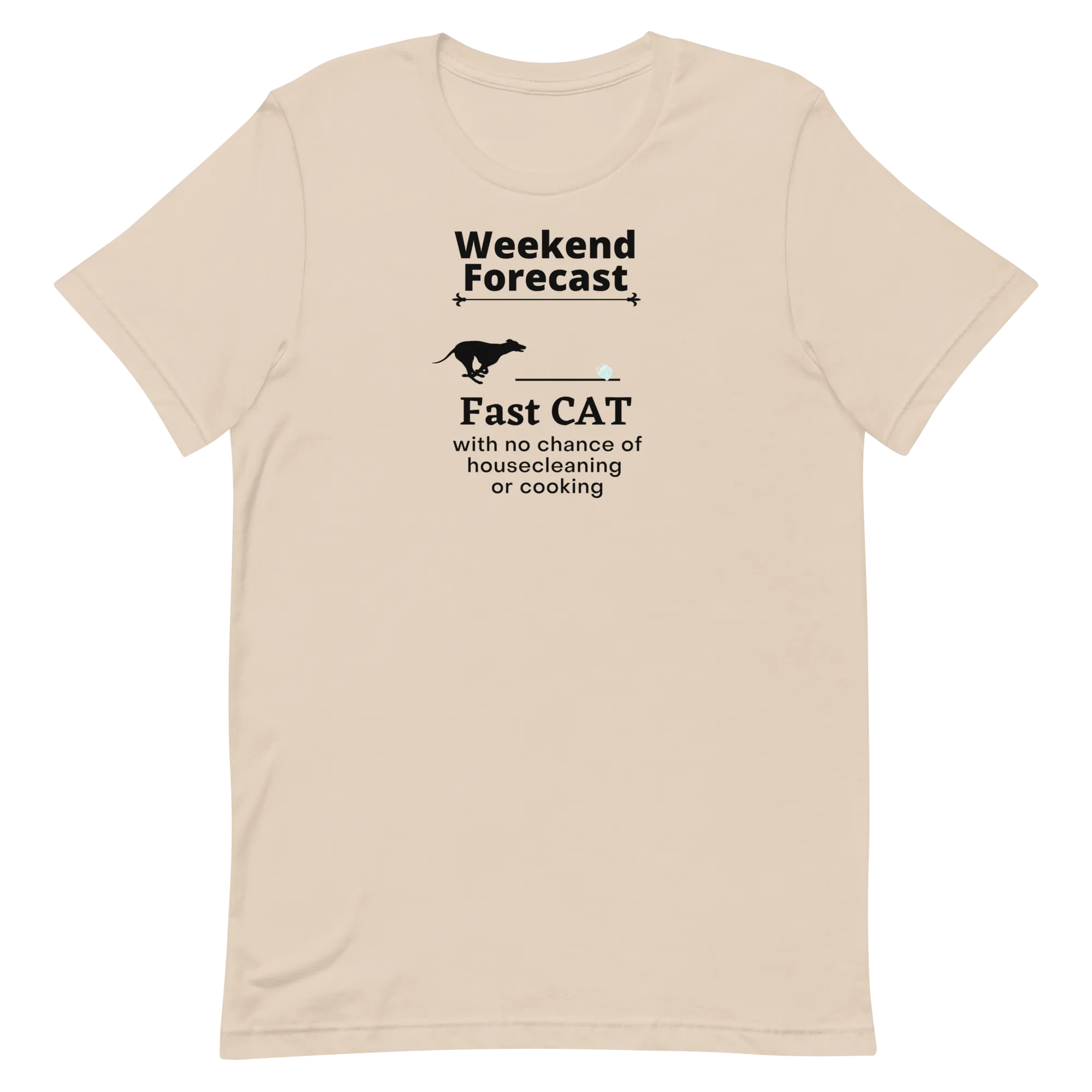 Fast CAT Weekend Forecast T-Shirts - Light